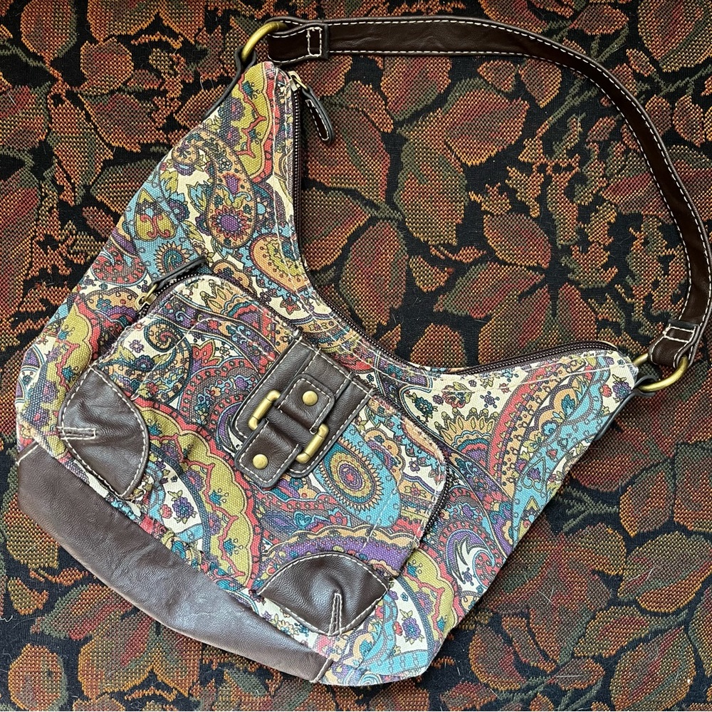 Paisley Patterned Shoulder Bag